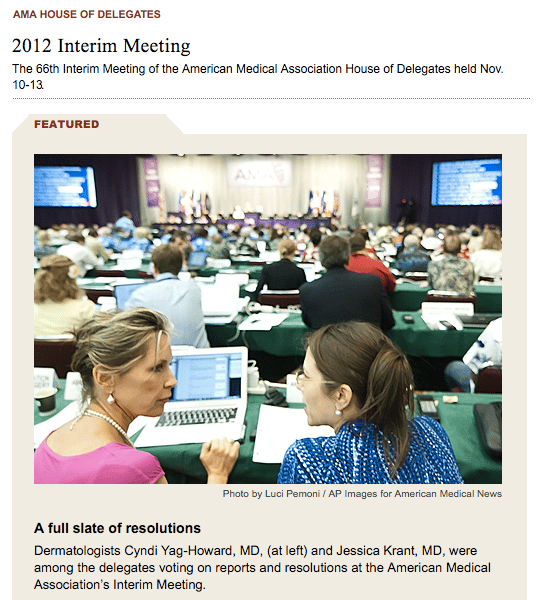 American Medical Association House of Delegates 2012 Interim Meeting